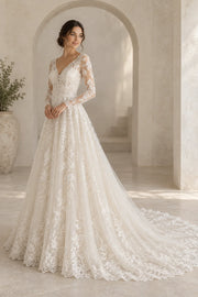 Ivory Lace Bridal Gown